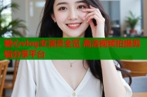 糖心vlog女演员全览 高清视频拍摄剪辑分享平台