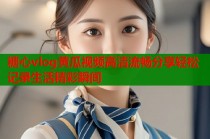 糖心vlog黄瓜视频高清流畅分享轻松记录生活精彩瞬间