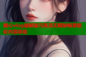 糖心vlog破解版污高清无限制畅享精彩内容体验