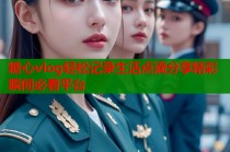 糖心vlog轻松记录生活点滴分享精彩瞬间必看平台