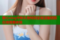 糖心vlog中秋礼物特别呈现温馨团圆在线观看体验