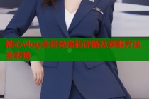 糖心vlog会员兑换码详解及获取方法全攻略