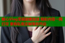 糖心Vlog圣诞甜蜜放送 精彩内容一网打尽 更有私密定制等你开启