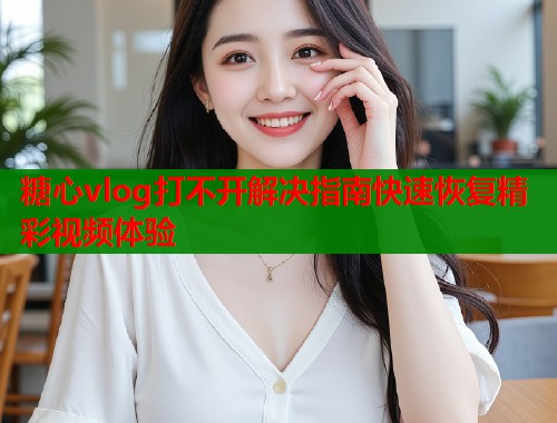 糖心vlog打不开解决指南快速恢复精彩视频体验  第1张