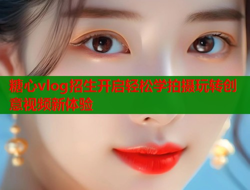 糖心vlog招生开启轻松学拍摄玩转创意视频新体验  第1张