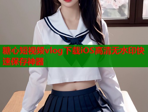 糖心短视频vlog下载iOS高清无水印快速保存神器  第1张
