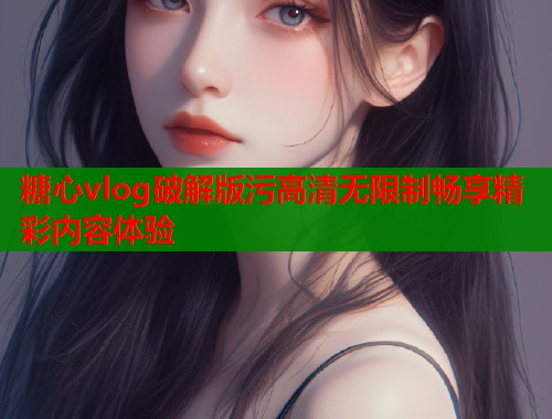 糖心vlog破解版污高清无限制畅享精彩内容体验  第1张