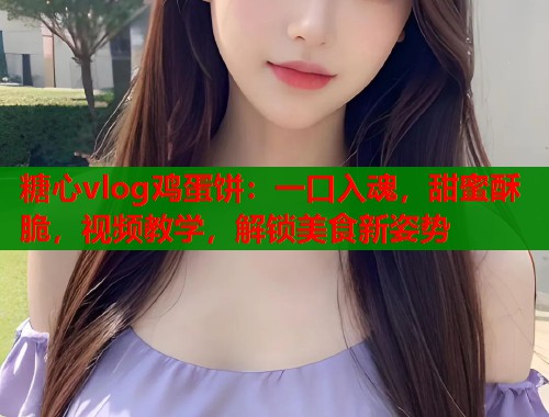 糖心vlog鸡蛋饼：一口入魂，甜蜜酥脆，视频教学，解锁美食新姿势  第1张