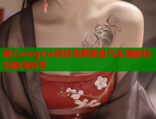 糖心vlog小e带你探索美食与生活的精彩瞬间分享  第1张