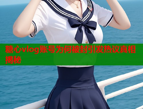 糖心vlog账号为何被封引发热议真相揭秘  第1张