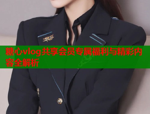 糖心vlog共享会员专属福利与精彩内容全解析  第1张
