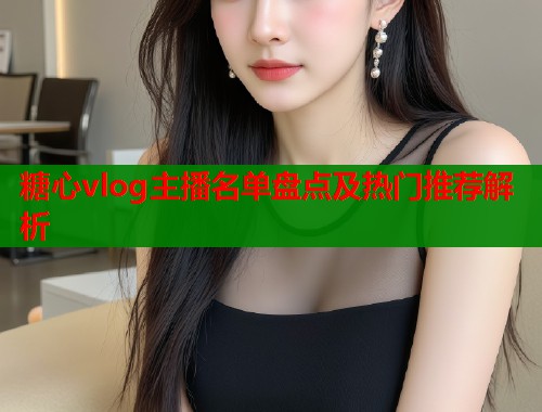 糖心vlog主播名单盘点及热门推荐解析  第1张