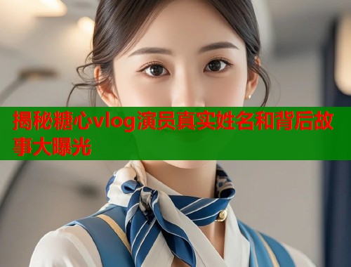 揭秘糖心vlog演员真实姓名和背后故事大曝光  第1张