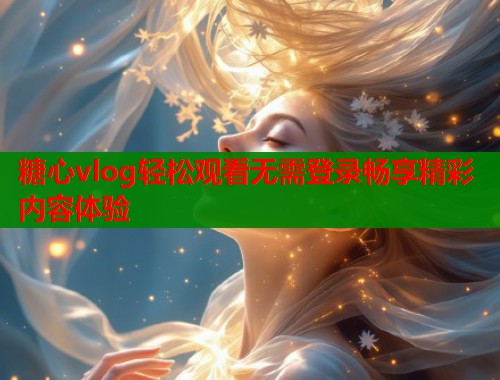 糖心vlog轻松观看无需登录畅享精彩内容体验  第2张